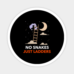 No Snakes Just Ladders Magnet